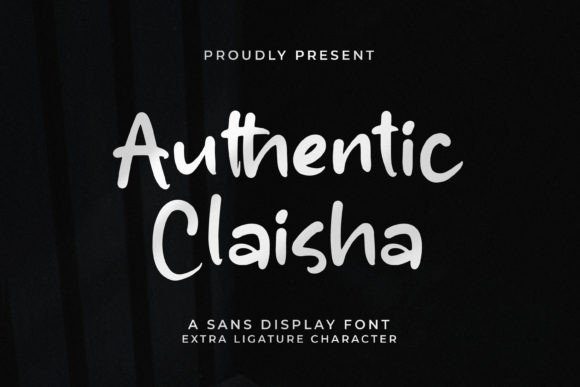 Authentic Claisha: Evaluating a Playful Handwritten Display Font for Modern Design