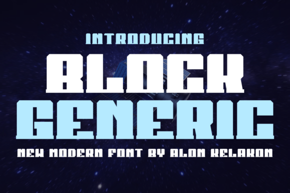 Block Generic: Bold Typography for Modern Design