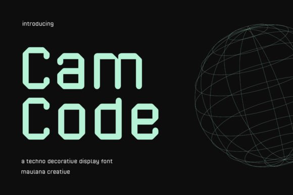 Camcode: Elevating Digital Design with Futuristic Typography