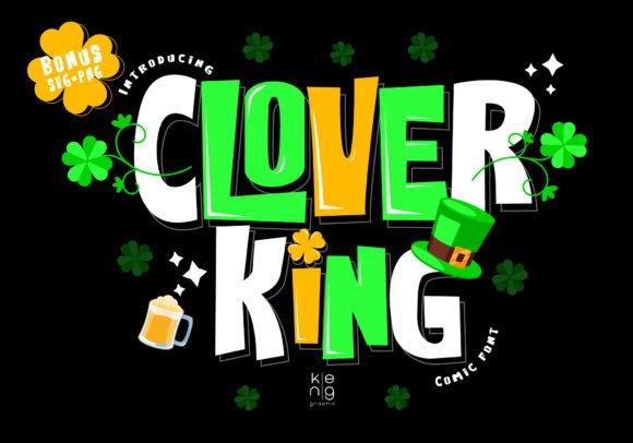 Clover King: Bold Typography for Modern Design