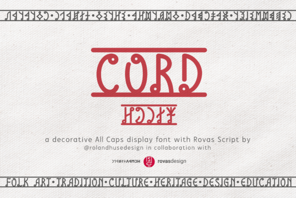Cord: Bridging Vintage Charm and Modern Typography