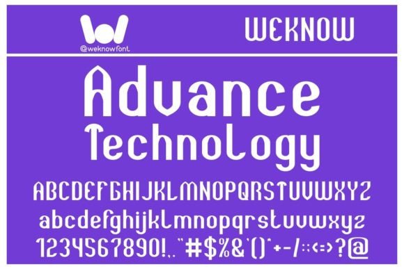 Defining Modern Visual Identity with the Advance Technology Typeface