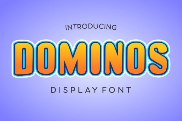 Dominos: Elevating Digital Design with Playful Typography