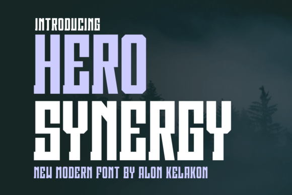 Hero Synergy: Bold Typography for Strong Designs