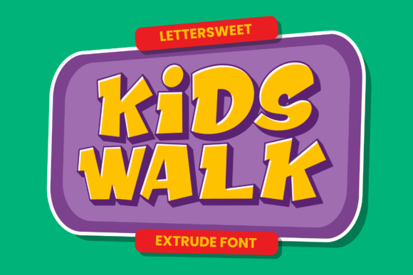 Kids Walk: Elevating Brand Identity with Playful Typography in a Digital Age