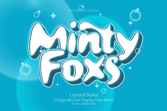 Minty Foxs: Bold Typography for Modern Design