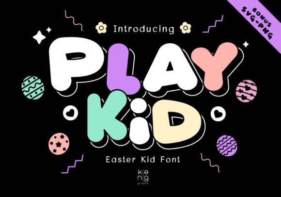 Play Kid: Bold, Playful Display Font