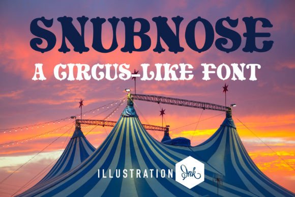 Snubnose: A Bold Display Font for High-Impact Design
