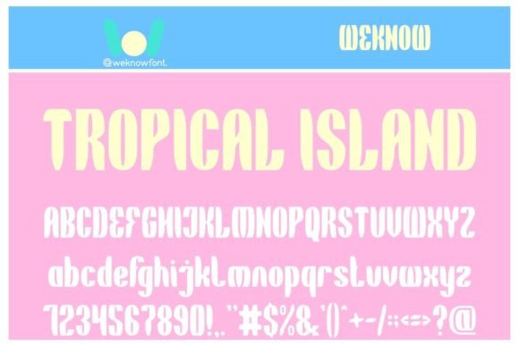 Tropical Island: Elevating Your Brand with Bold, Sleek Typography