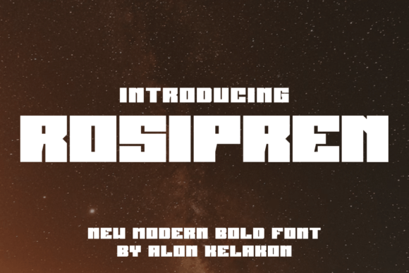 Unlocking Modern Design Potential: A Comprehensive Guide to the Rosipren Typeface